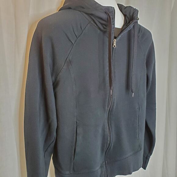 C9 Black Full Zip Sweatshirt Pleated , L - Picture 2 of 7